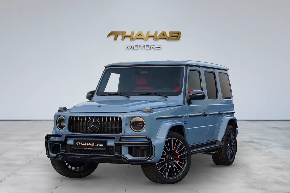 2025 Gargash Full Carbon China Blue G-Class G63 AMG V8 Low Mileage Perfect Condition for sale in UAE